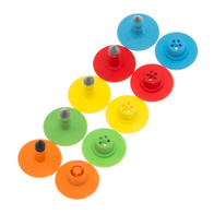 Kolczyki okrągłe do świń czyste 10 szt.